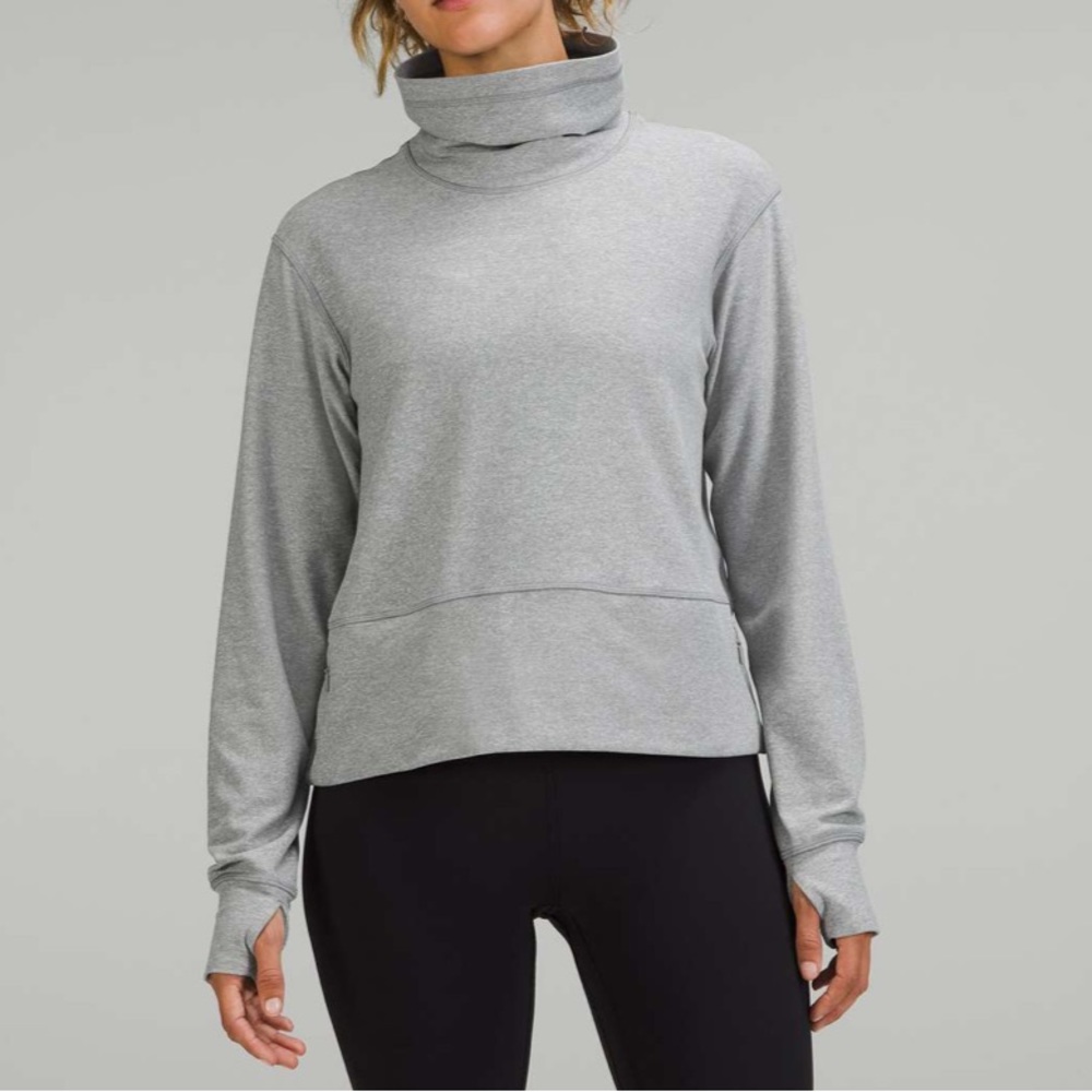Lululemon Funnelneck Pullover Sweatshirt Grey | Women’s Size 4